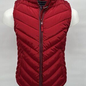 Tommy Hilfiger Insulated Puffer Vest Men's Size L Burgundy Red NWT